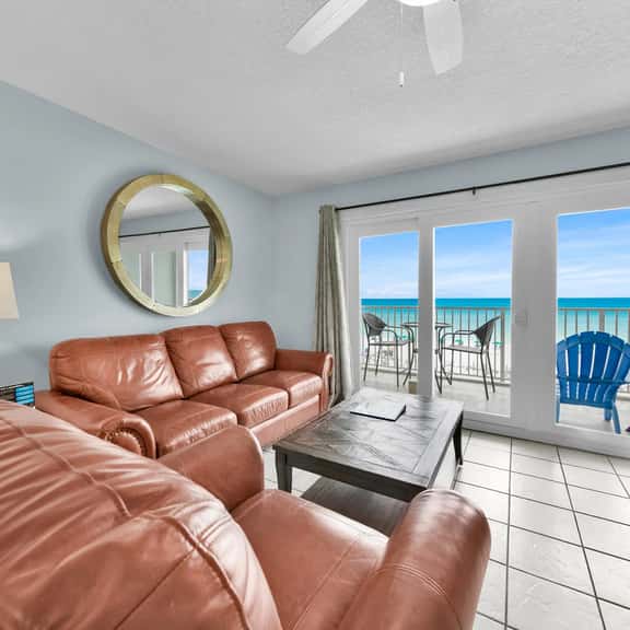 407 Gulf Dunes Gulf front with Balcony, sleeps6- Free Beach Service - Image 1