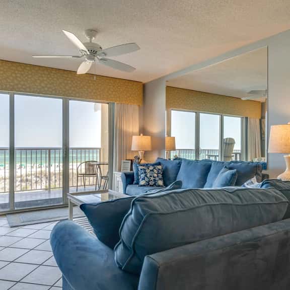 204 Gulf Dunes- 3bedrm/2bath- Gulf front with balcony - FREE Beach Svc - Image 1