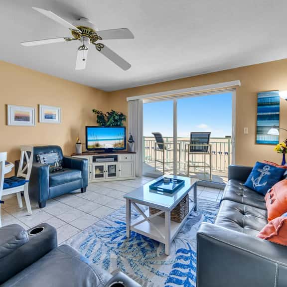 312 Pelican Isle  Balcony views of Emerald Waters Await~FREE Beach Svc - Image 1