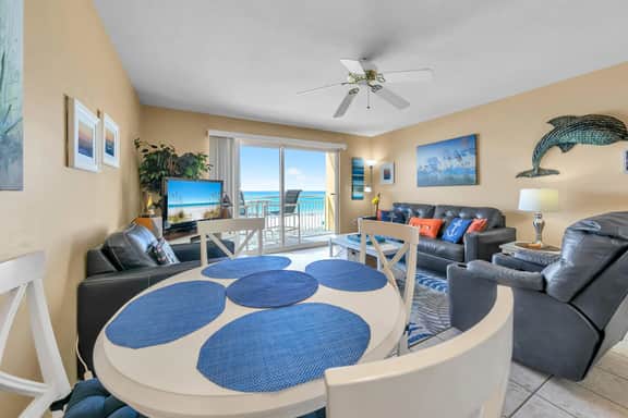 312 Pelican Isle  Balcony views of Emerald Waters Await~FREE Beach Svc