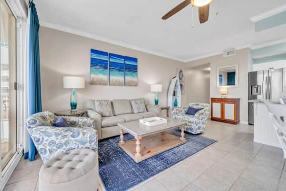 Destin West Gulfside 303 W/Beach Service~Lazy River~Excellent Beach Front Loc