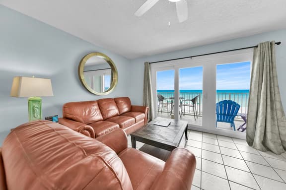 407 Gulf Dunes Watch the dolphins from the balcony!  Free Beach Service