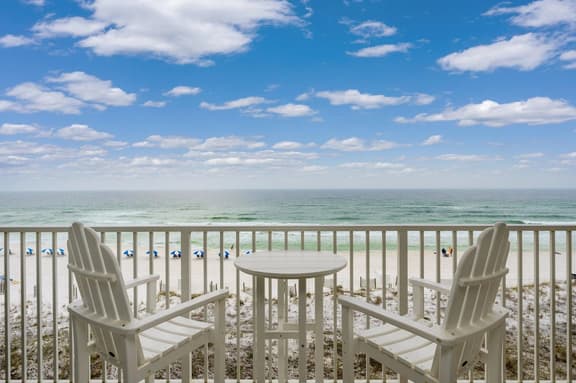 513 Island Princess ~ You can't beat this balcony view!  Free Beach Service